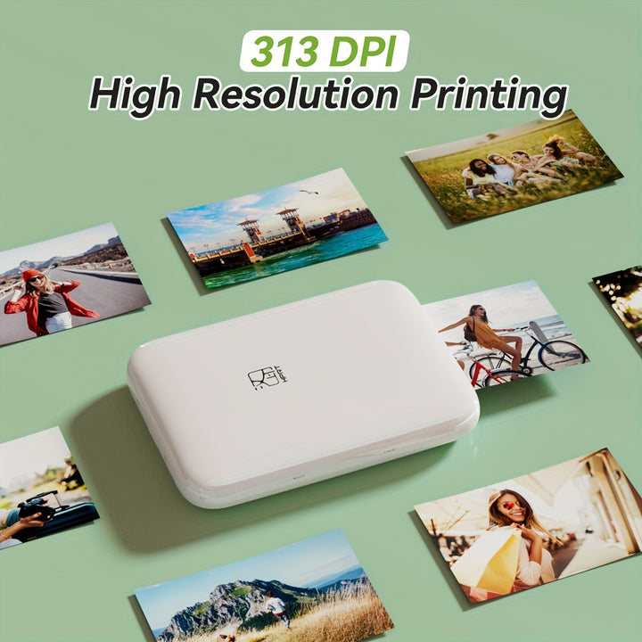 Portable Color Printer | Wireless, No-ink, High-definition Color ...