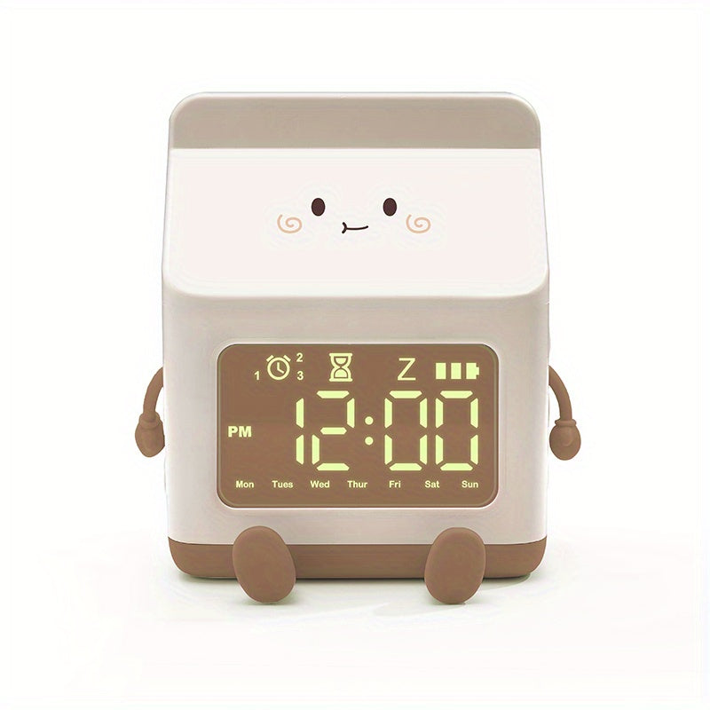 Milk Carton Alarm Clock: Unique Wake-Up Call for Your