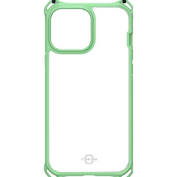 ITSKINS Hybrid Sling Case Transparent for Iphone 13ProMax Light Green - Future Store