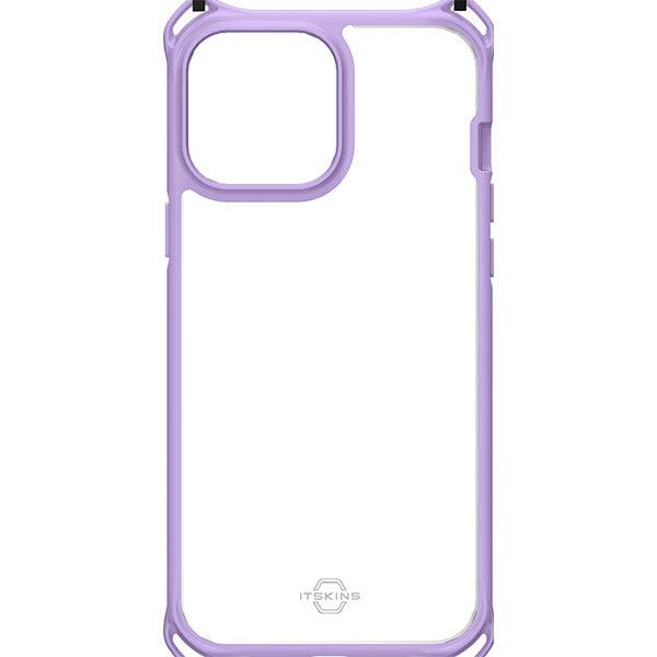 ITSKINS Hybrid Sling Case Transparent for Iphone 13ProMax Light Purple - Future Store