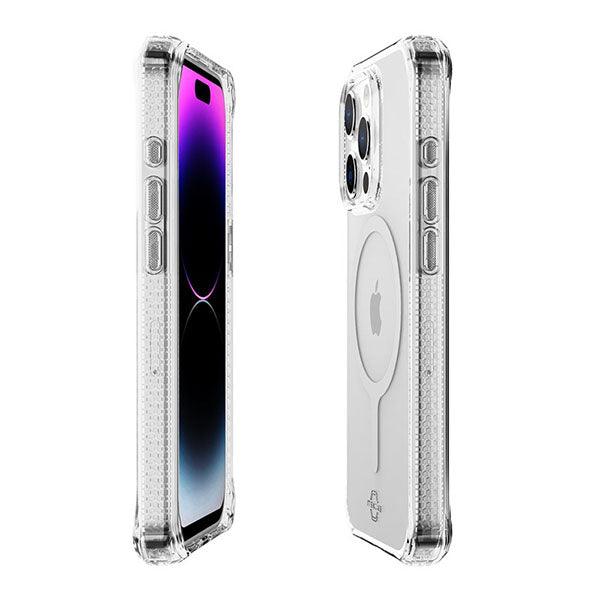 Itskins Hybrid Clear Case Compatible With Magsafe For iPhone 15 Pro Transparent - Future Store