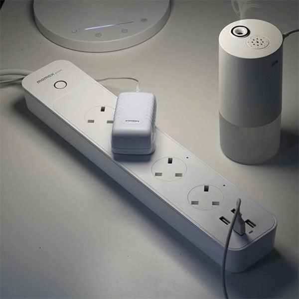 Momax Smart Charge Hub Iot Power Strip White - Future Store