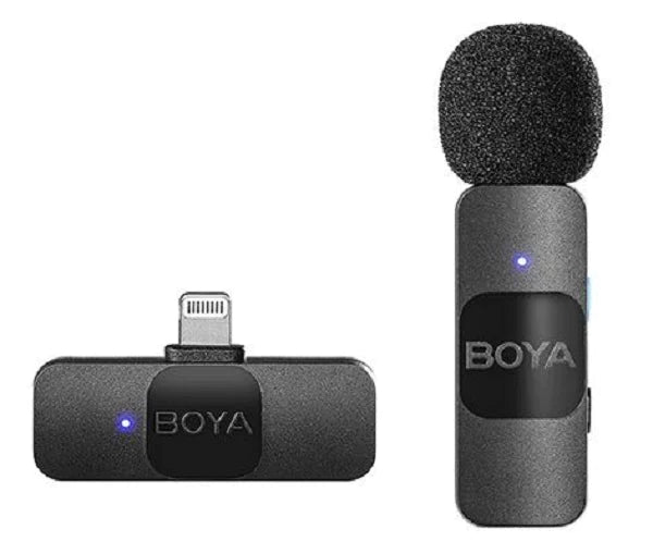 BOYA ULTRA COMPACT 2.4GHZ WIRELESS MICROPHONE SYSTEM FOR IOS(BY-V1)- K34F