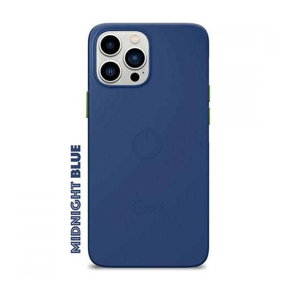 Goui Magnetic Cover For iPhone 14 Pro with Magnetic Bars Midnight Blue - Future Store