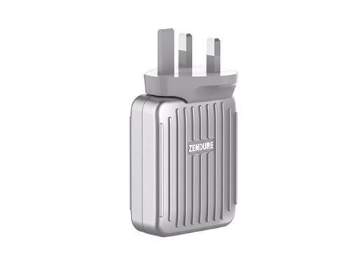 Zendure Port 30W Wall Charger With Pd -4 (Silver)(857348008850) - Future Store