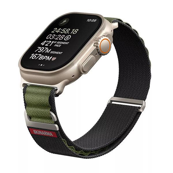 SkinArma Kobu Strap for Apple Watch Ultra 49mm / 45mm / 44mm Olive - Future Store