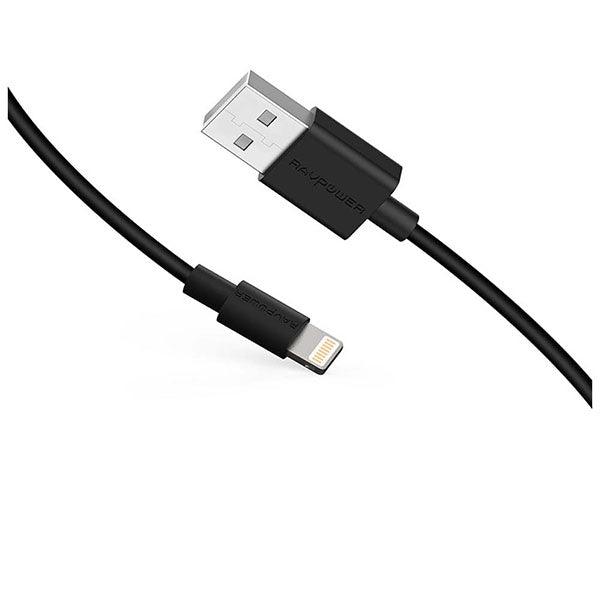 RAVPower Lightning Cable Charge & Sync 3.3ft 1m Black - Future Store