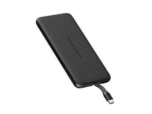 Ravpower 5000Mah Type-C Cable Power Bank ( Black) - Future Store