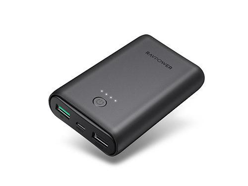 Ravpower 10050Mah Qc 18W 2-Port Power Bank Black - Future Store