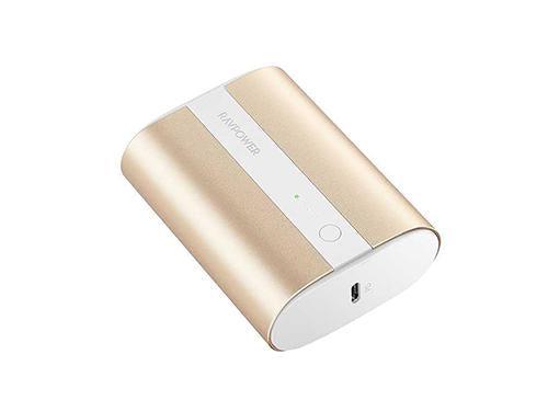 Ravpower 10000Mah Pd+Qc 2-Port 18W Power Bank Metallic Gold - Future Store