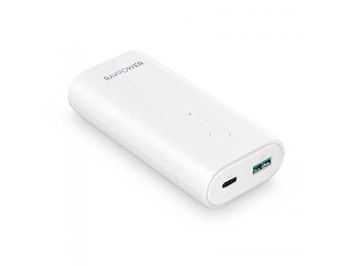 Ravpower 10000Mah Pd+Qc 18W Power Bank White - Future Store