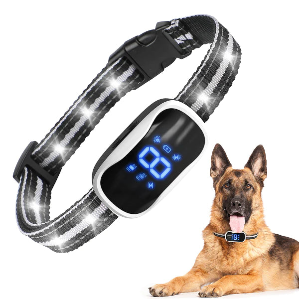 ANTI BARKING DOG COLLAR WITH LED LIGHT - I4IW