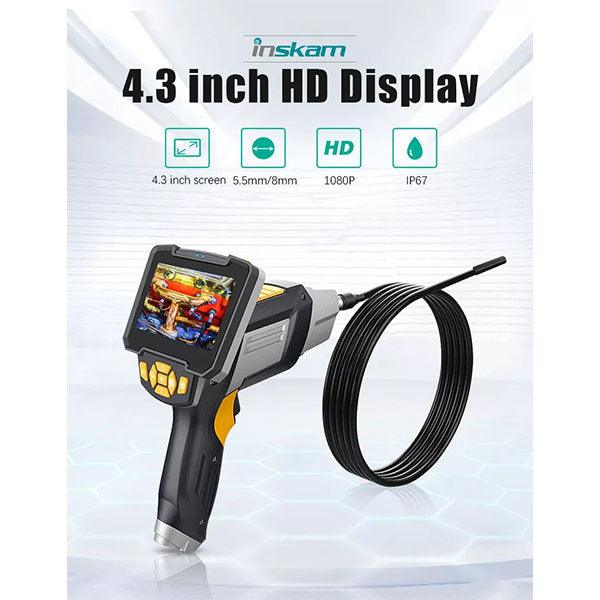 Inskam Snake Tube 4.3 inch LCD Digital Inspection Endoscope 1080P HD 1 Meter - Future Store