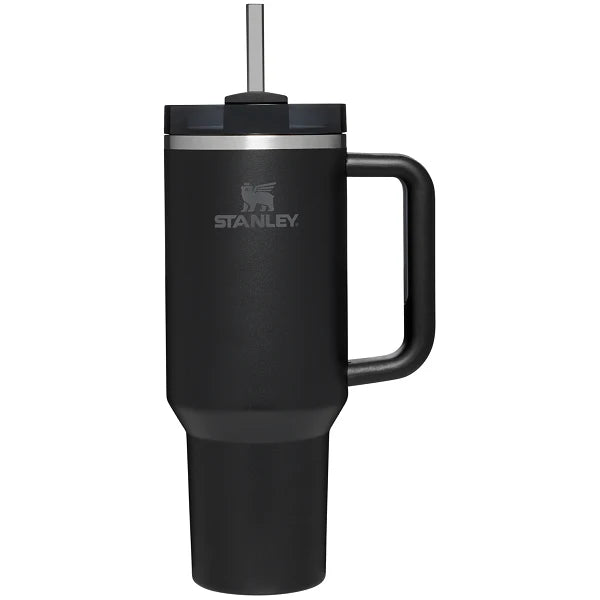 STANLEY QUENCHER TUMBLER 40 Oz (BLACK) (BLACK LID) - GLOBAL VARIANT