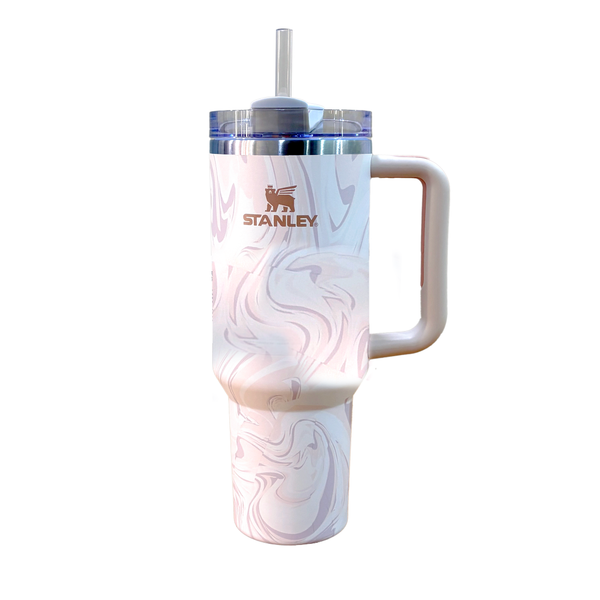 STANLEY QUENCHER TUMBLER 40 Oz ROSE POLAR S - TRANSPARENT LID (GLOBAL VARIANT)