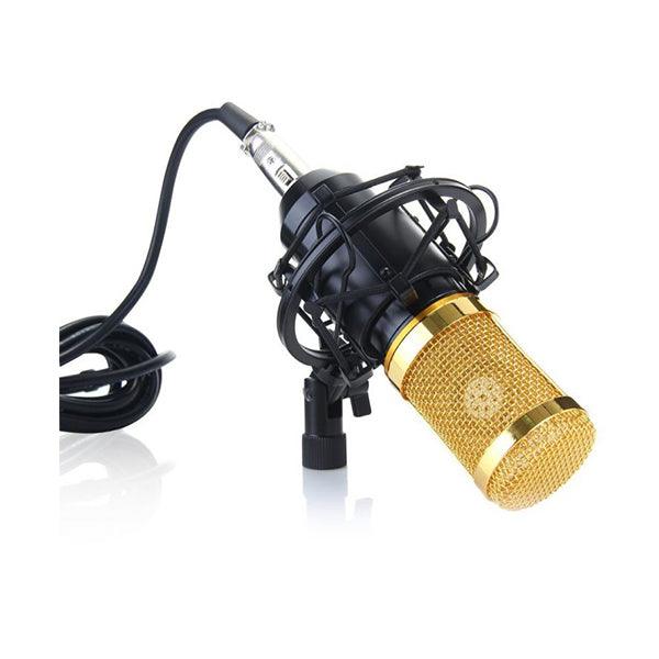 Condenser Microphone With Live Sound Card - Future Store