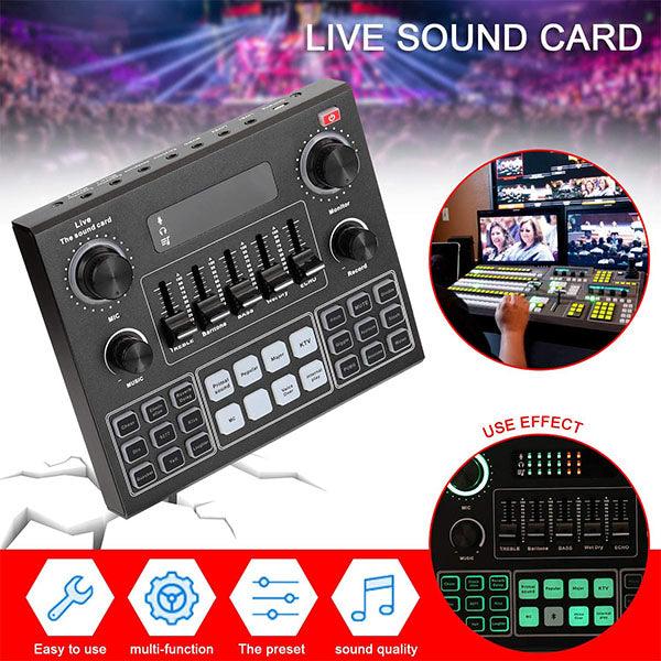 Multifunctional Live V9 Broadcasting Condenser Microphone Set - Future Store