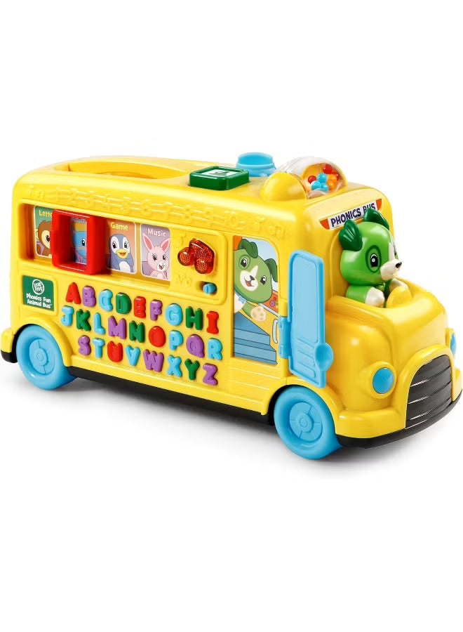 Alphabet Phonics Bus, Interactive Learning Toy With Abcs And Phonics S ...