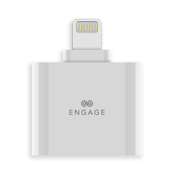 Engage Lightning Splitter to Dual Lightning Ports Charge & Music-X95C