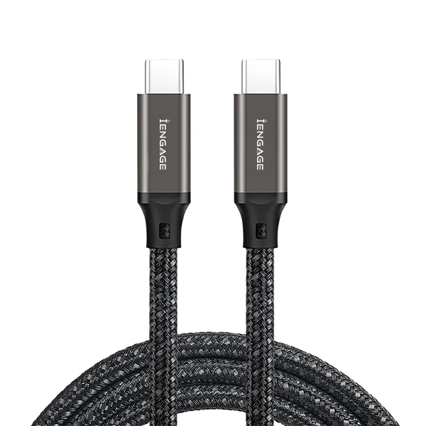 iEngage Pd Threaded 240W Usb-C To Usb-C Cable(40Gbps/8K) E-Mark (2M ...