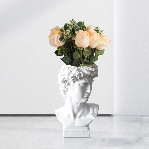New David Sculpture Flower Pot Vase - DLX9