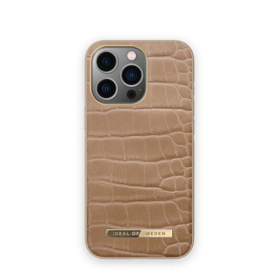 Ideal Of Sweden Atelier Case For Iphone 14 Pro - Camel Croco
