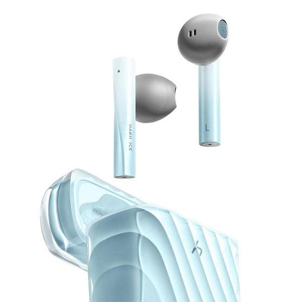 Havit HAKII ICE Wireless Earbuds for Android & iPhone Ice Lite Blue - Future Store