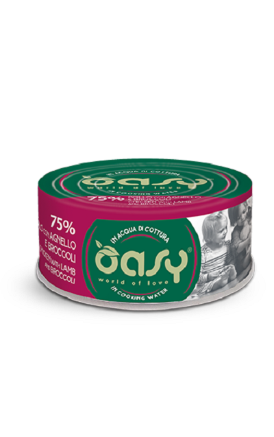 Oasy Chicken with Lamb and Broccoli Pet Food for Cats 6 Tins