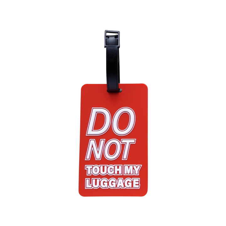 Do Not Touch My Luggage Tag - Red – SOOOQ