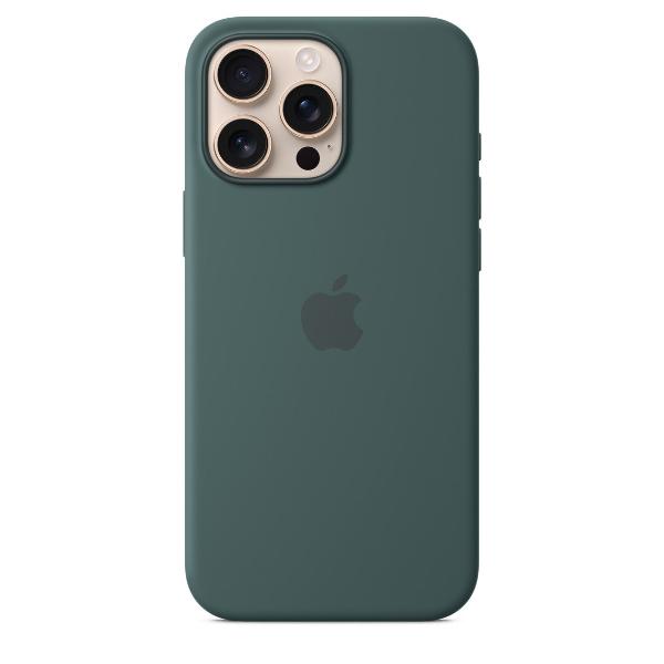 iPhone 16 Pro Max Silicone Case with MagSafe - Lake Green