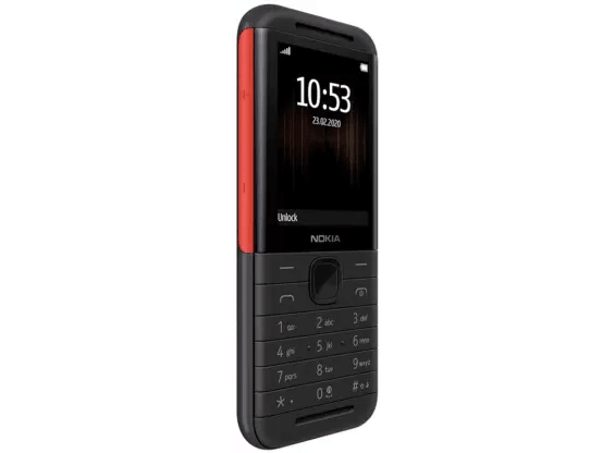 Nokia 5310 Dual SIM Keypad Phone with MP3 Player Black Red - Future Store