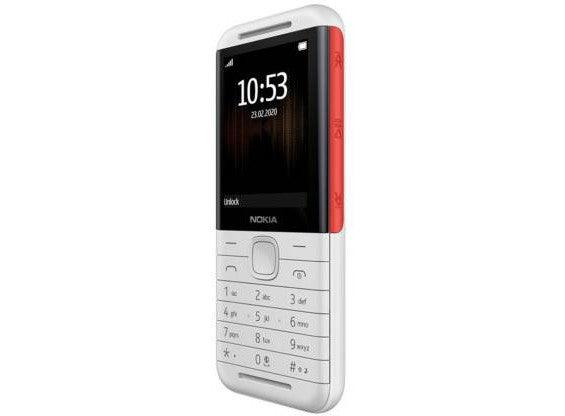 Nokia 5310 Dual SIM Keypad Phone with MP3 Player White Red - Future Store