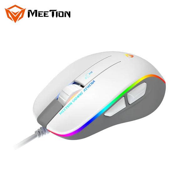 Meetion GM230 RGB Gaming Mouse 12800 DPI White - Future Store