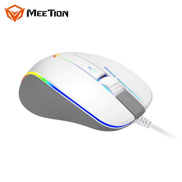 Meetion GM230 RGB Gaming Mouse 12800 DPI White - Future Store