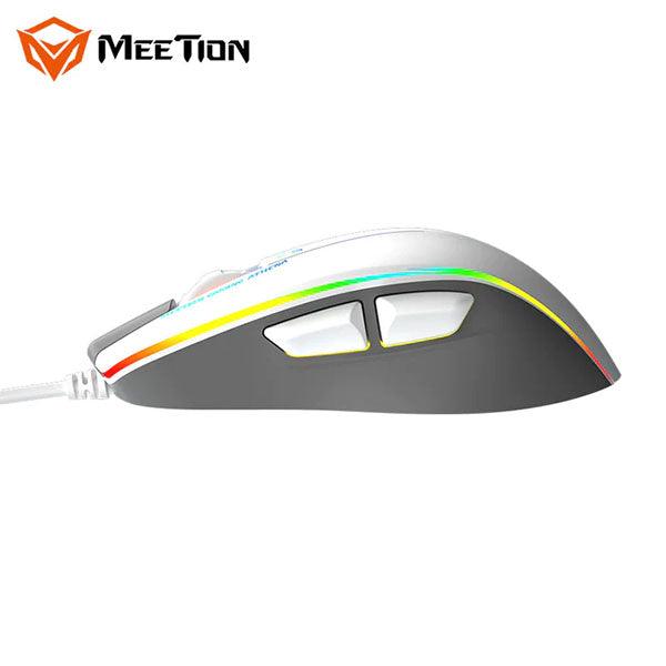 Meetion GM230 RGB Gaming Mouse 12800 DPI White - Future Store