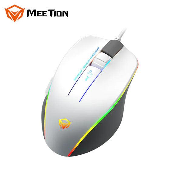 Meetion GM230 RGB Gaming Mouse 12800 DPI White - Future Store