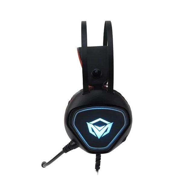 Meetion Backlit Gaming Headset with Mic Black/Orange - Future Store