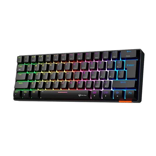 Meetion Dual Mode Bluetooth 60 Gaming Keyboard English/Arabic Black - Future Store