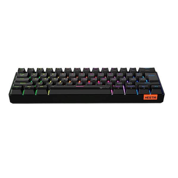 Meetion Dual Mode Bluetooth 60 Gaming Keyboard English/Arabic Black - Future Store