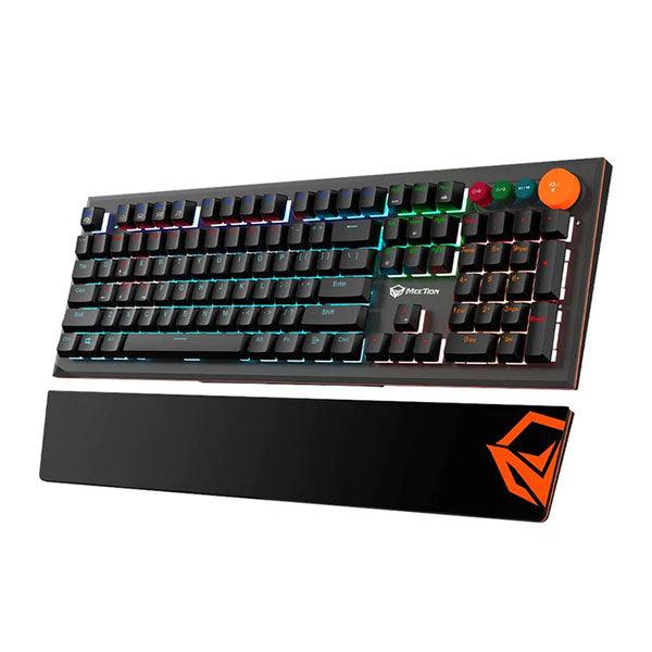 Meetion Detachable Palmrest Mechanical Gaming Keyboard with Type-C Cable English/Arabic - Future Store