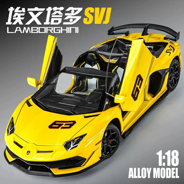 1/18 SVJ63 sports car model simulation alloy - RZ9V