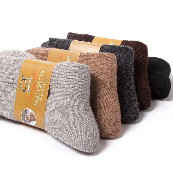 6 Pairs Winter Wool Socks for Men