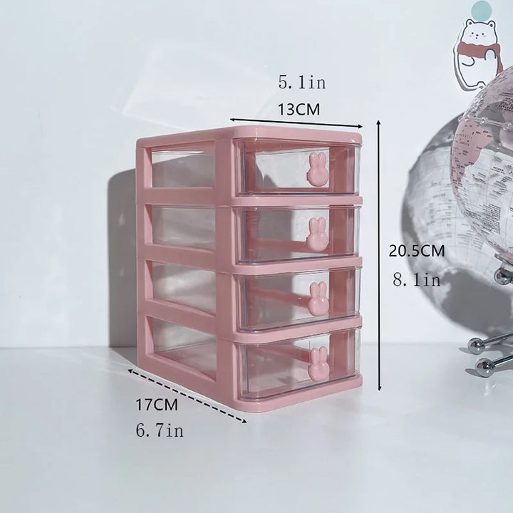 Clear Stacking Drawer Organizer - Multi-Tier PP Storage Box- RZD291 – SOOOQ