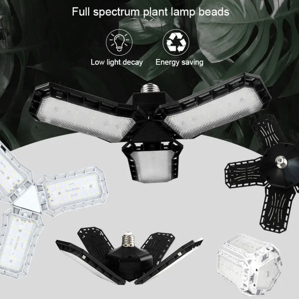 Deformable LED Bulb: Foldable Ceiling Work Light for Warehouse, Garage, Kitchen  L3LQ