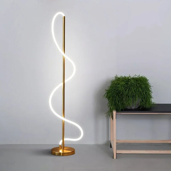 LED Floor Lamp: Modern Minimalist Nordic Design-O4YL