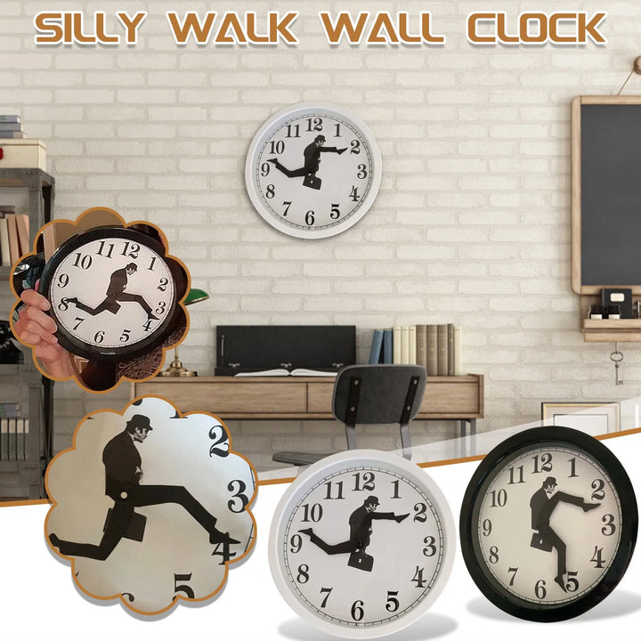 Monty Python inspired Silly Walk Wall Clock -RZTC283 – SOOOQ