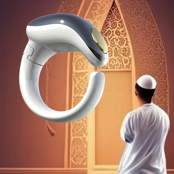 Weslamic Digital Zikr Ring: Wearable Tasbih Counter - 1gmee