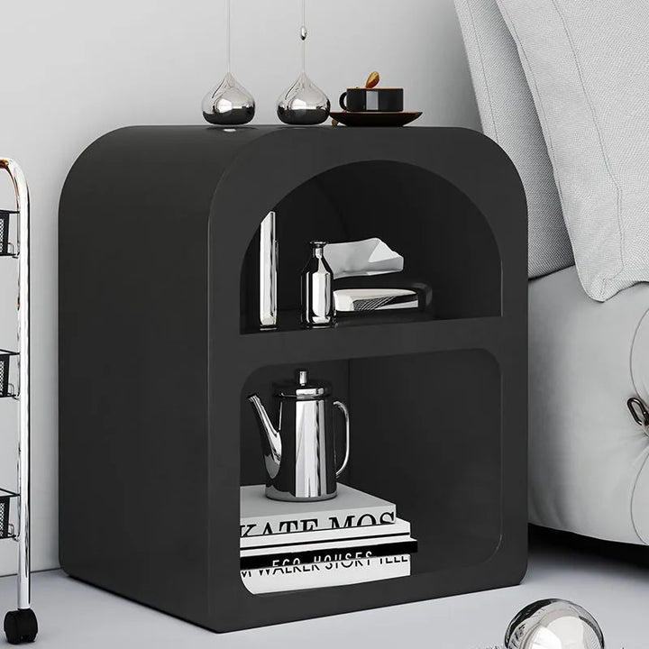 Modern White Nordic Bedside Table-AML101500