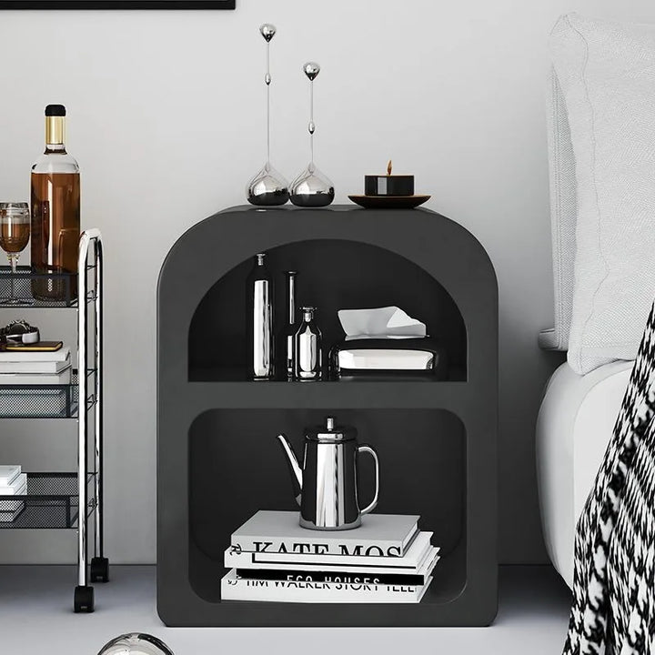 Modern White Nordic Bedside Table-AML101500