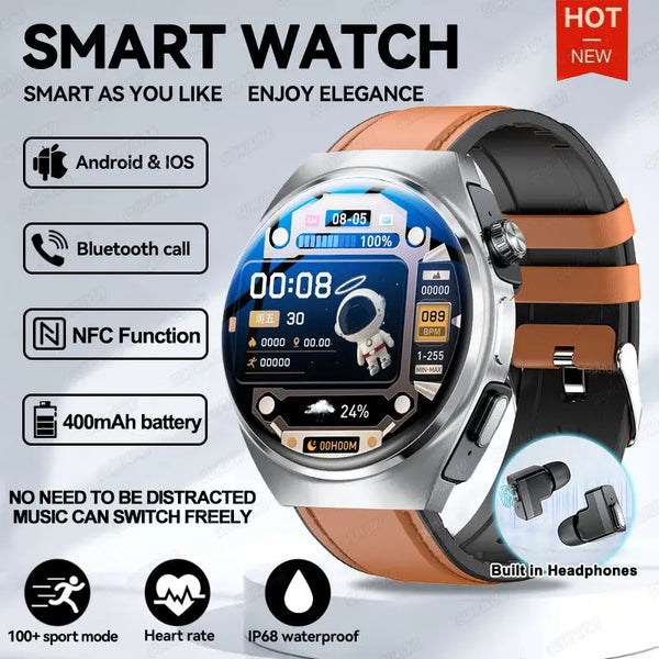 HUAWEI 2024 Smart Watch & TWS Earbuds 2-in-1 - w5cmr